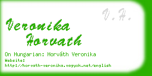 veronika horvath business card